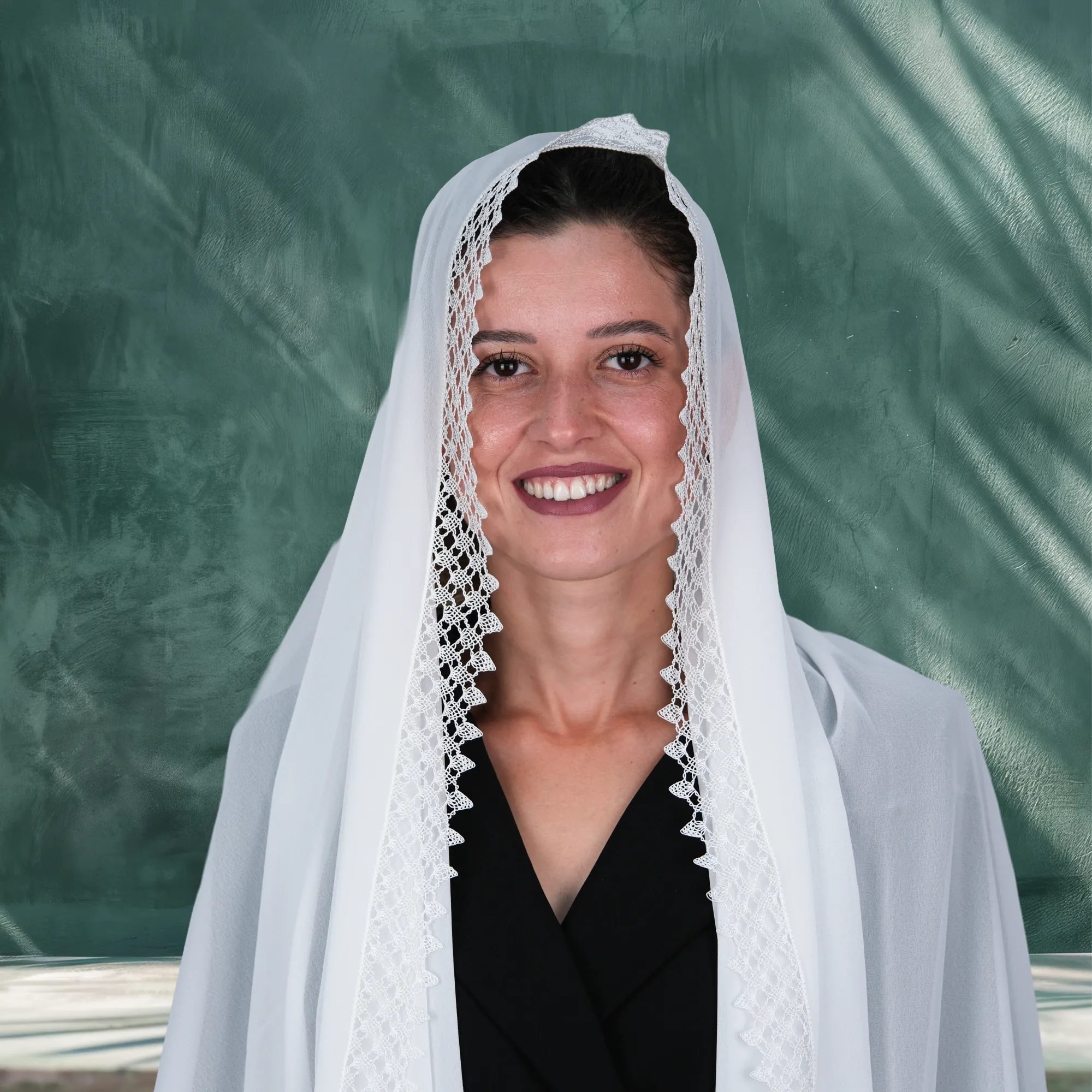 Gönen İğne Oyası Biber Modelli Mevlüt ve Namaz Örtüsü Resim 16