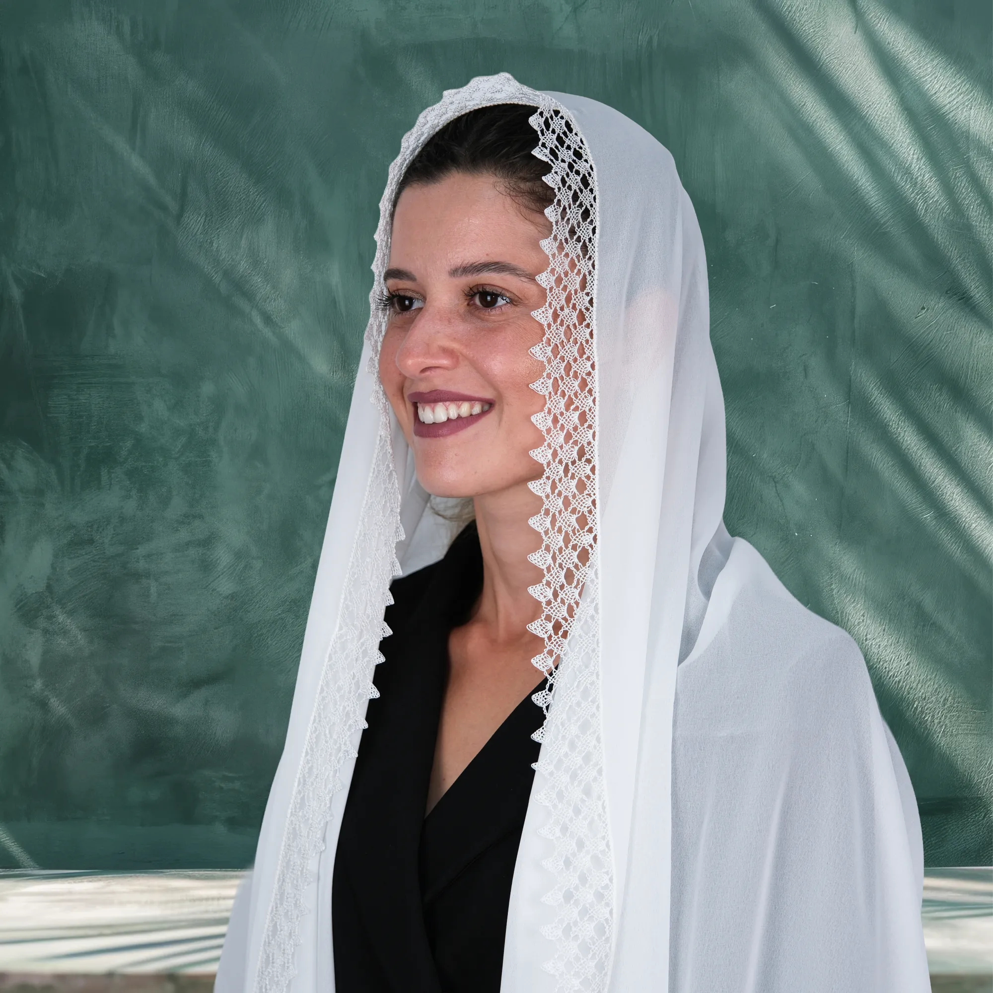 Gönen İğne Oyası Biber Modelli Mevlüt ve Namaz Örtüsü Resim 17