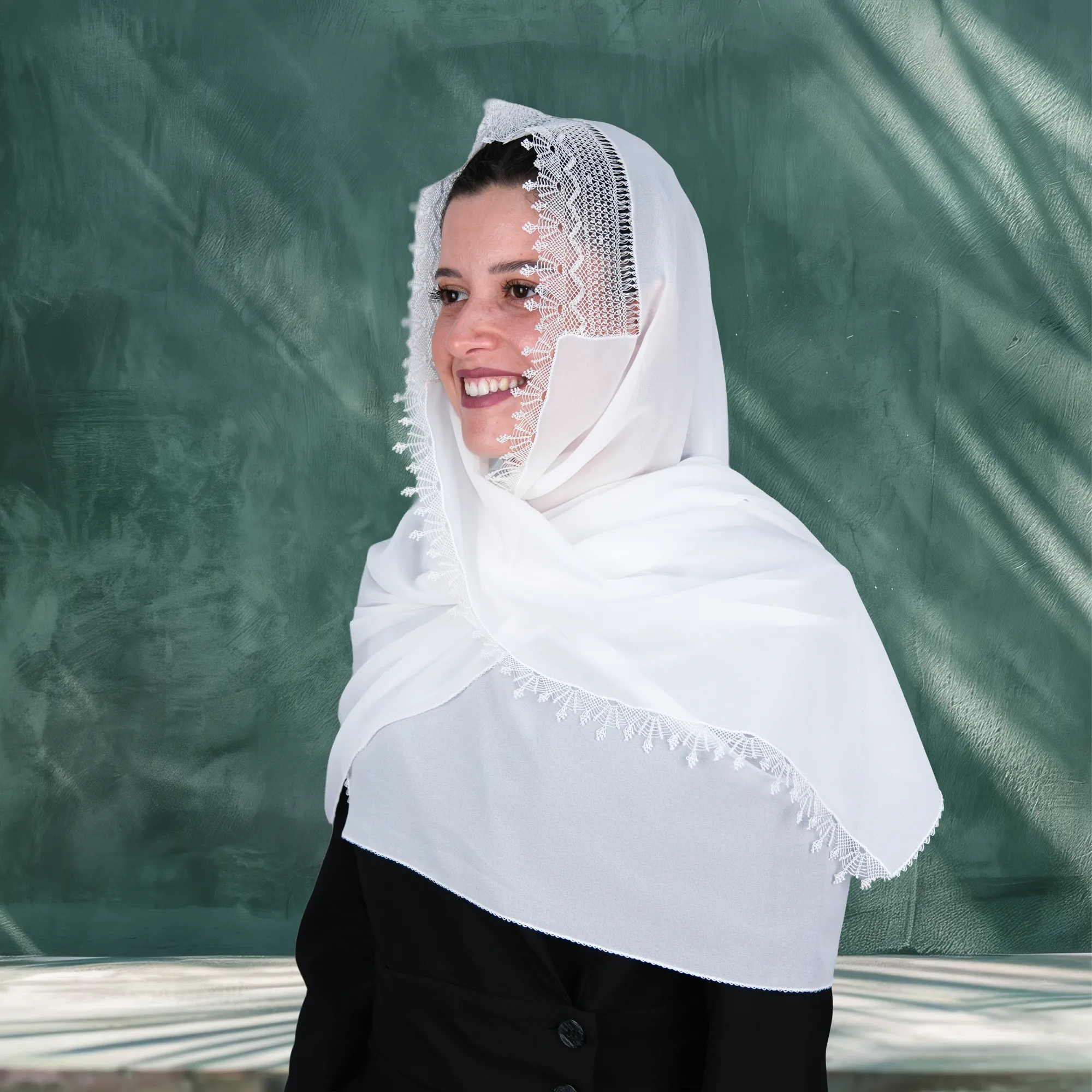 Oyma Kibrit İğne Oyası Mevlüt Örtüsü Resim 5