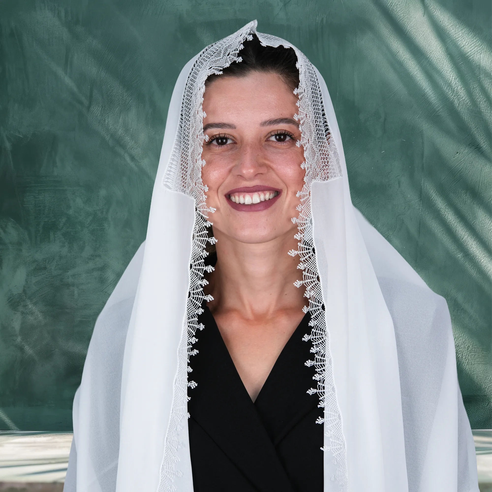 Oyma Kibrit İğne Oyası Mevlüt Örtüsü Resim 7