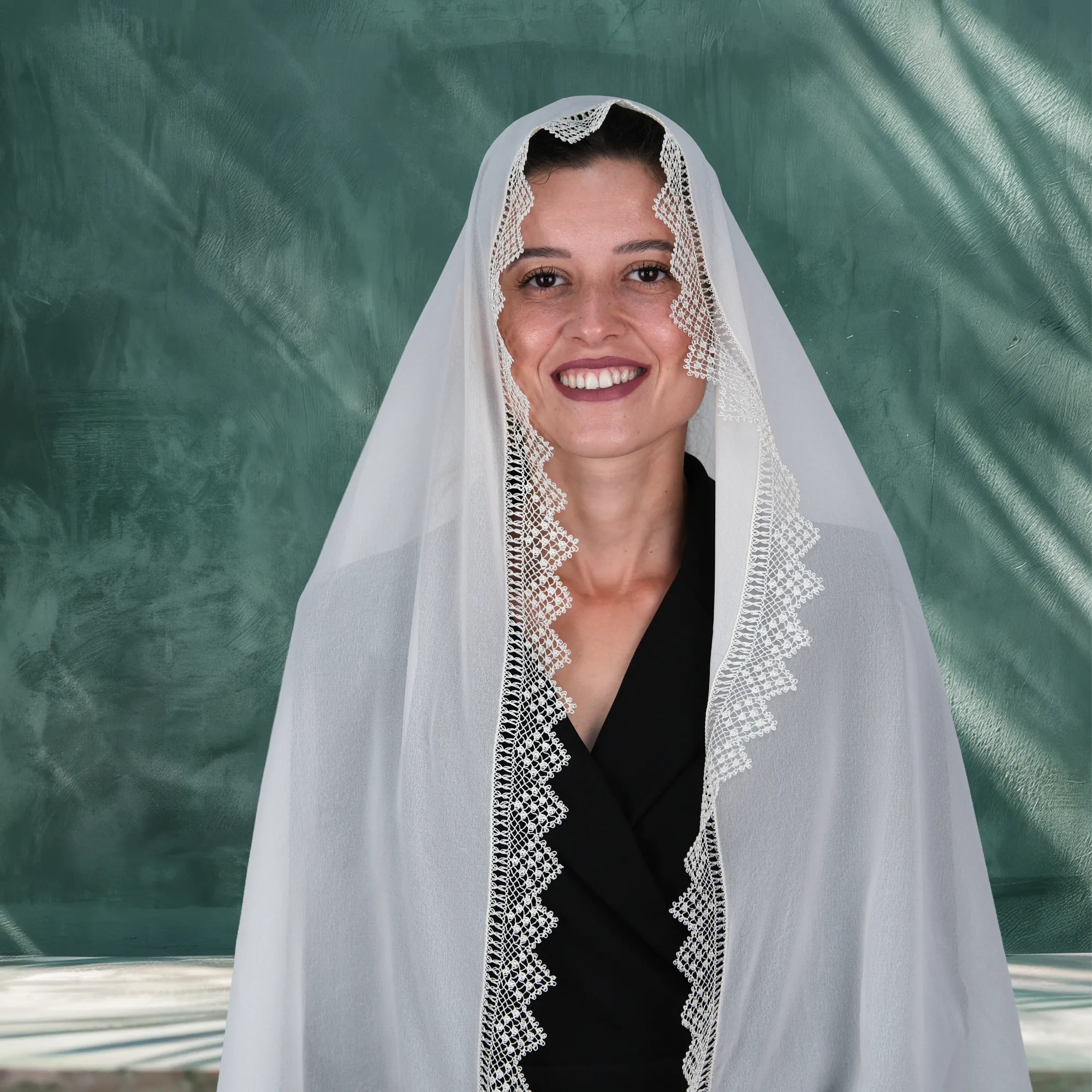 Tül Oyası Namaz ve Mevlüt Örtüsü Resim 6