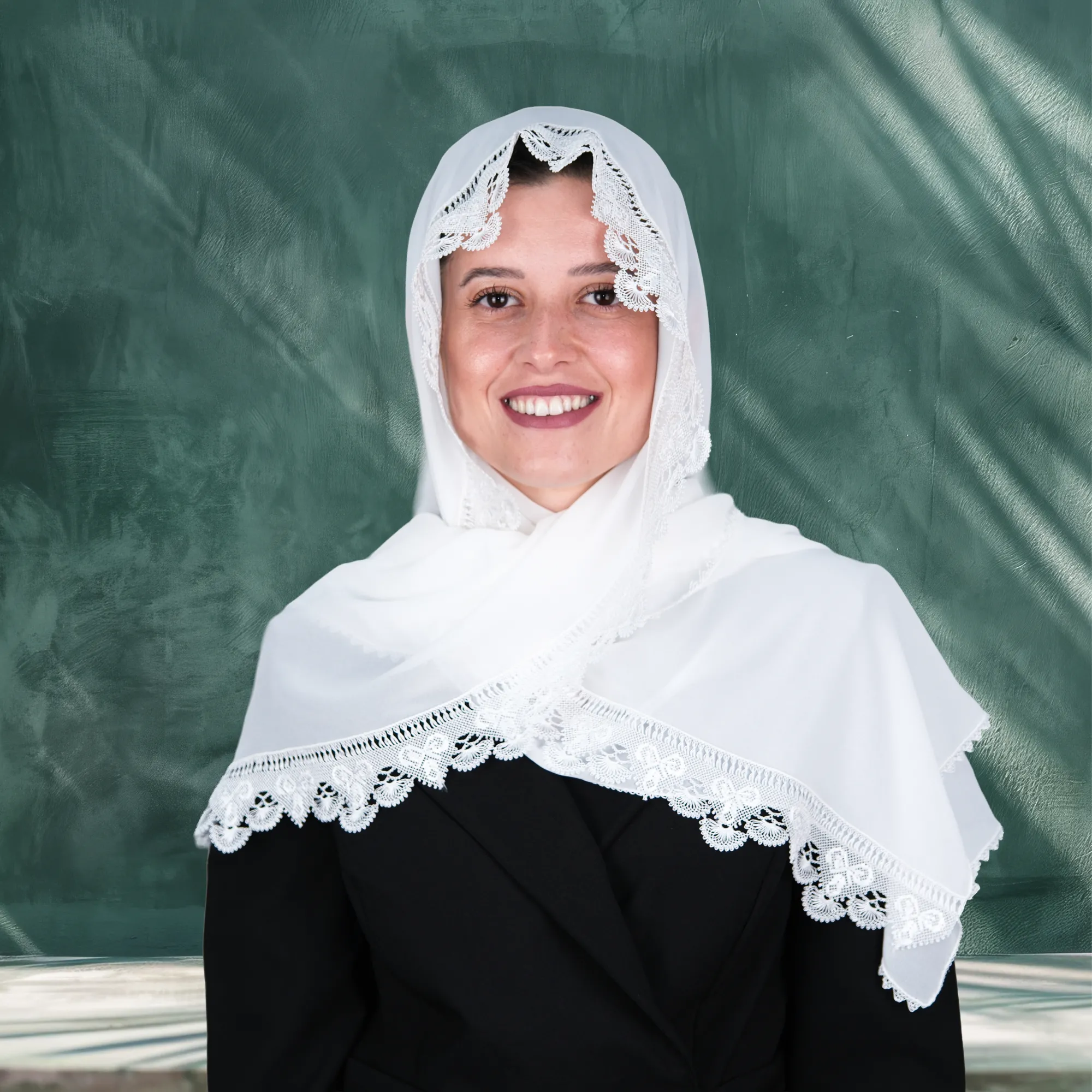 Gelin Tacı Modeli Namaz Örtüsü Tesbihli Set Resim 4